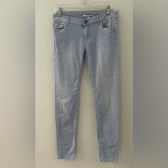 MAJE Blue Skinny Jeans with‎ Soft Faded Look size medium - Picture 1 of 5